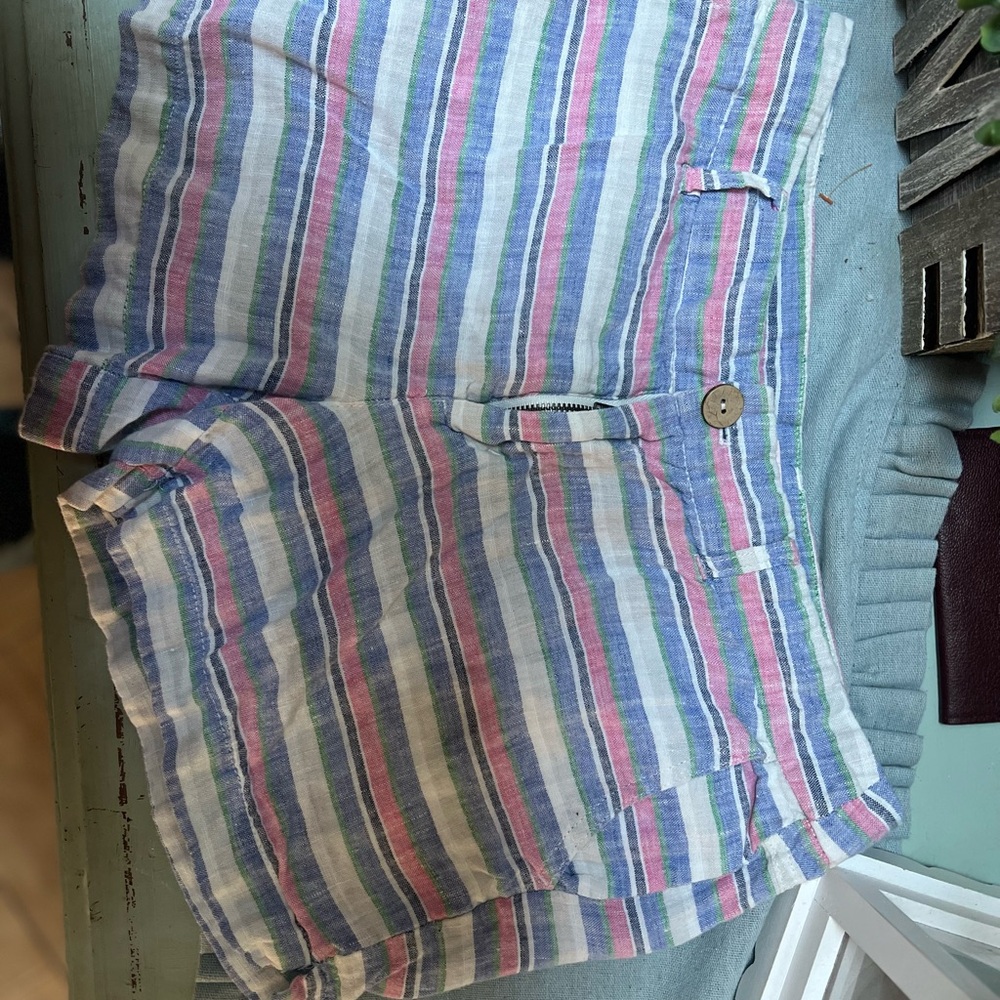 St. Tropez High Waist Shorts Pink and Blue